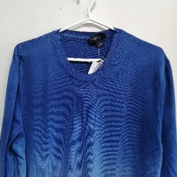 BNWT The Men's Store Bloomingdale's Sweater Blue Size Large - Picture 4 of 8